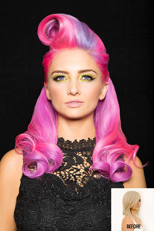 Pravana Chromasilk Neons Pink Tutorial