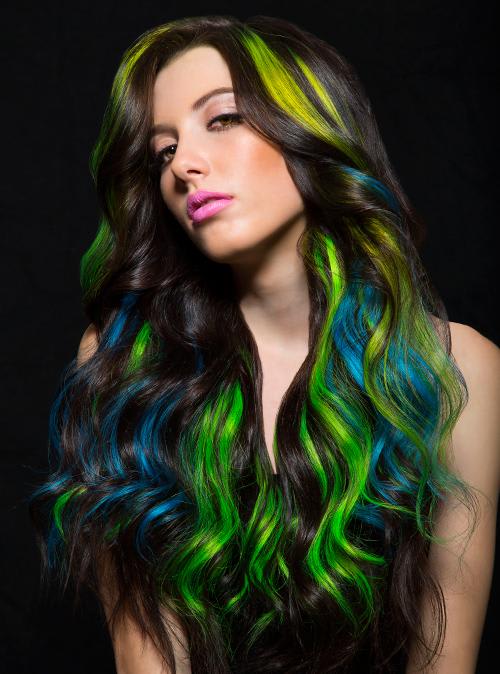 Pravana Chromasilk Neons Blue Tutorial
