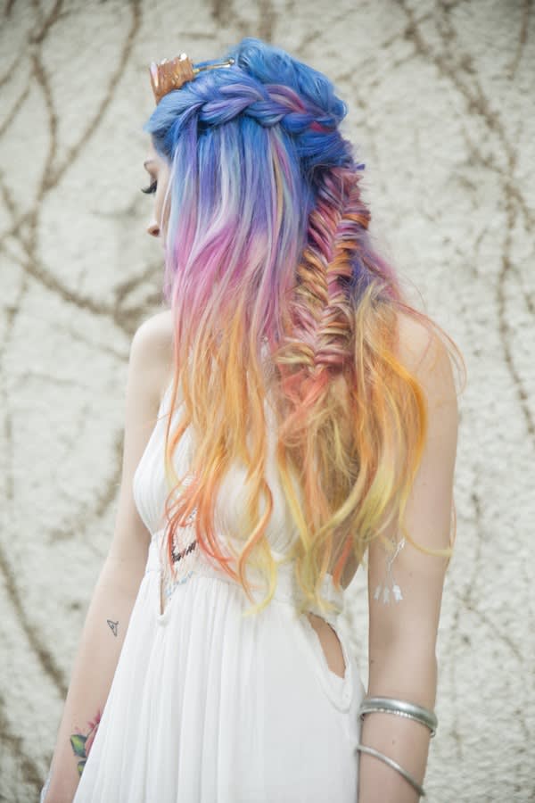 How-To: Sahara Sunset Haircolor for Festival Season (+video!)