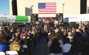 President Obama Talks Alternative Fuel in Las Vegas