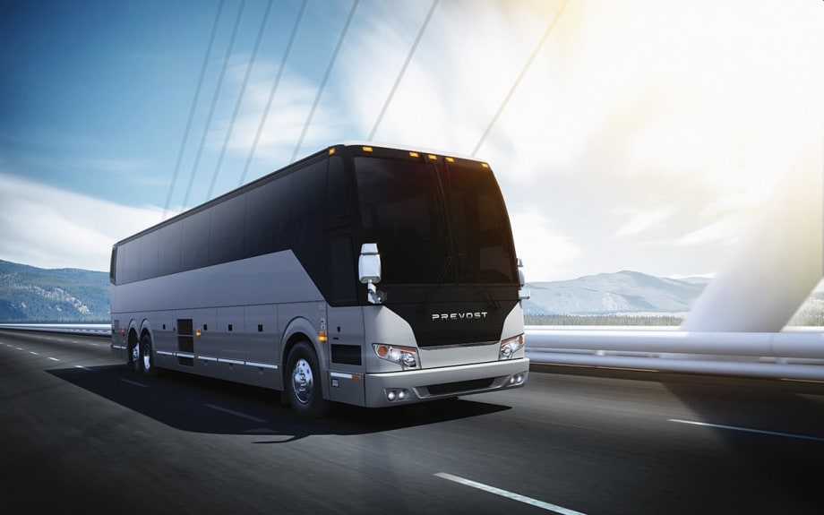 Prevost adds advanced driver assist, electronic side mirrors