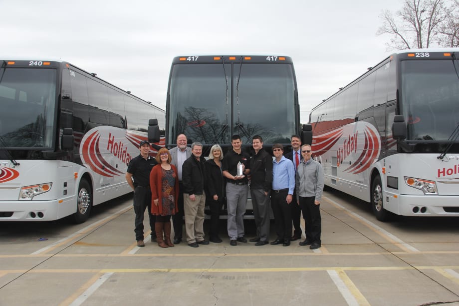 Holiday Tours celebrates 100th Prevost motorcoach