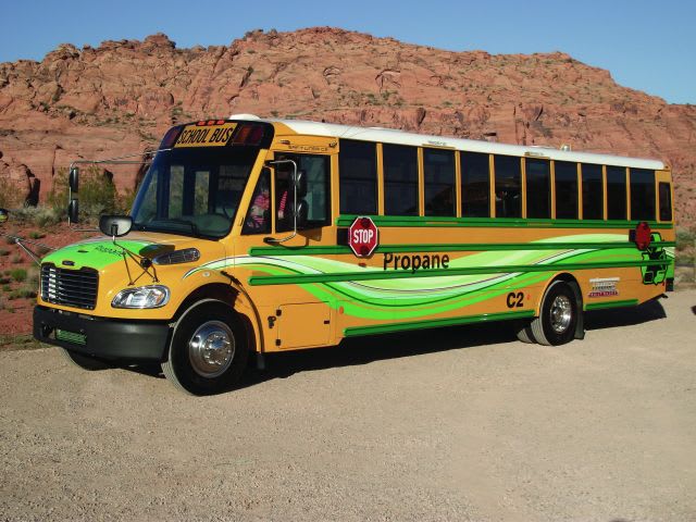 CleanFUEL USA fuel system powers new Thomas propane bus
