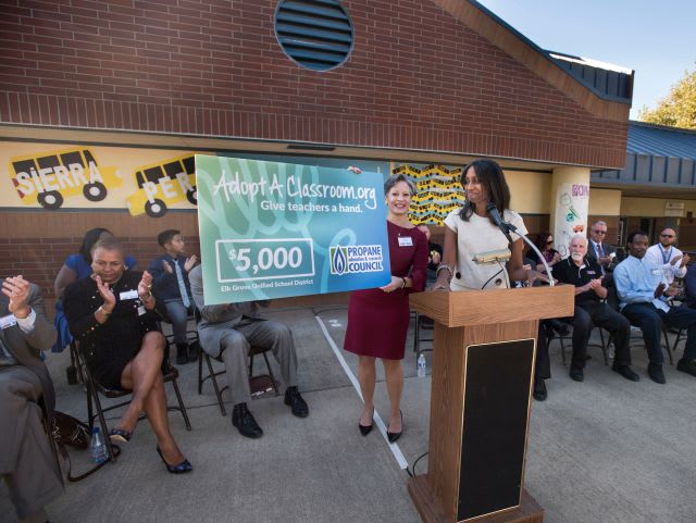 Propane Council Donates $5,000 to California District for Classroom Materials