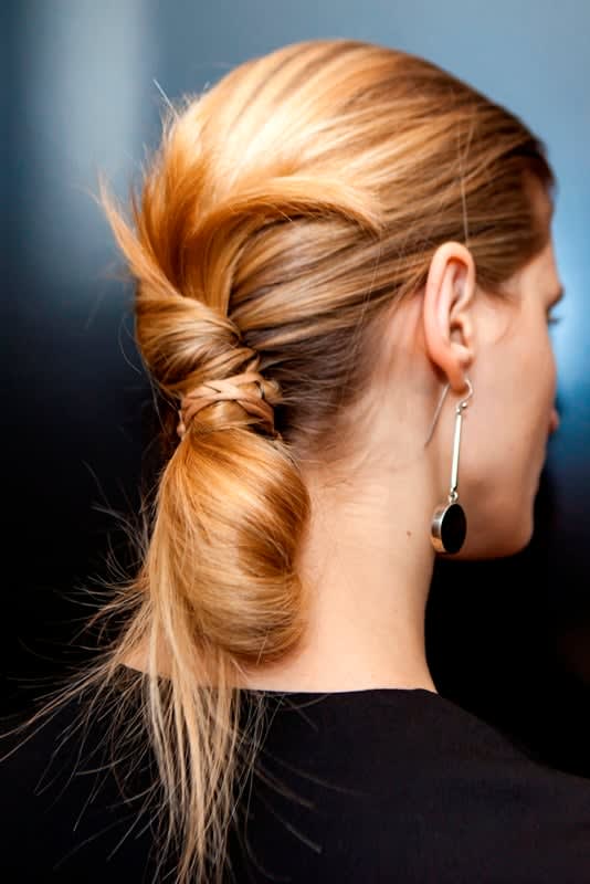 NYFW How-To: Modern Low Bun from Protagonist