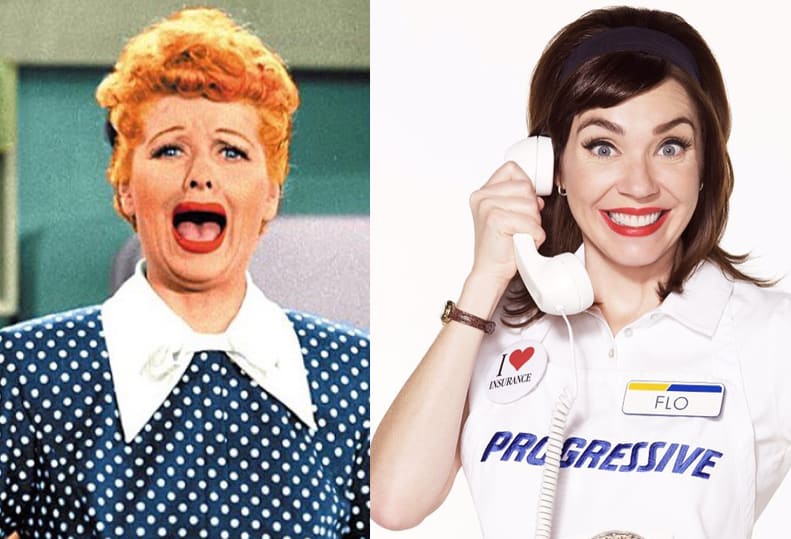 Halloween How-Tos: Flo the Insurance Girl & Lucille Ball