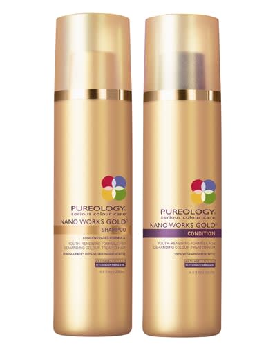 Pureology's New Nano Works Gold Shampoo & Conditioner
