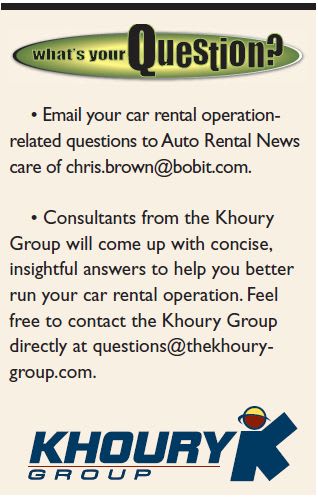 Car Rental Q&A: Incentive'izing Your Incentive Plan and Best Indicators that Business is Good