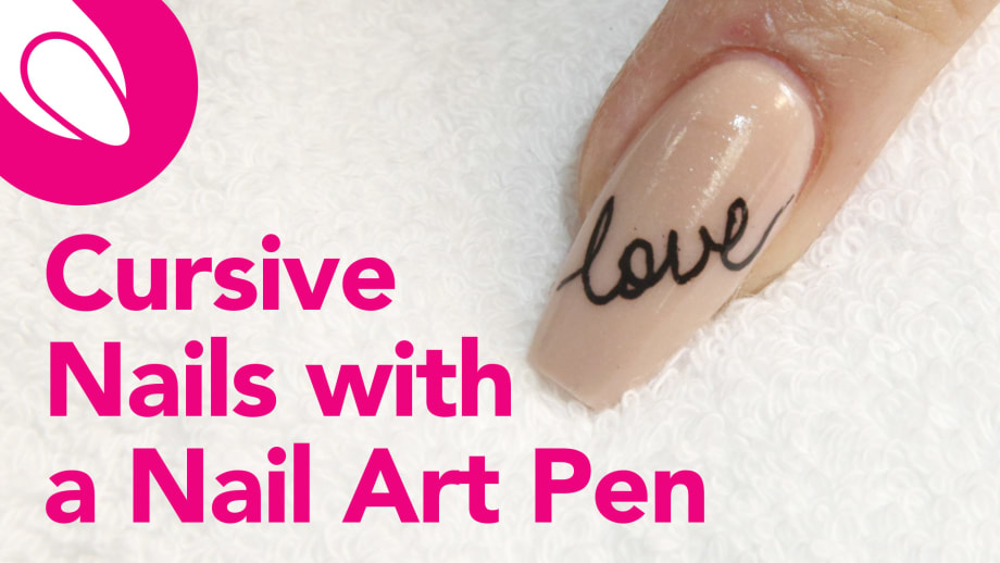 Quick Nail Tips: Write Cursive Love Notes with the Cina Nail Art Pen