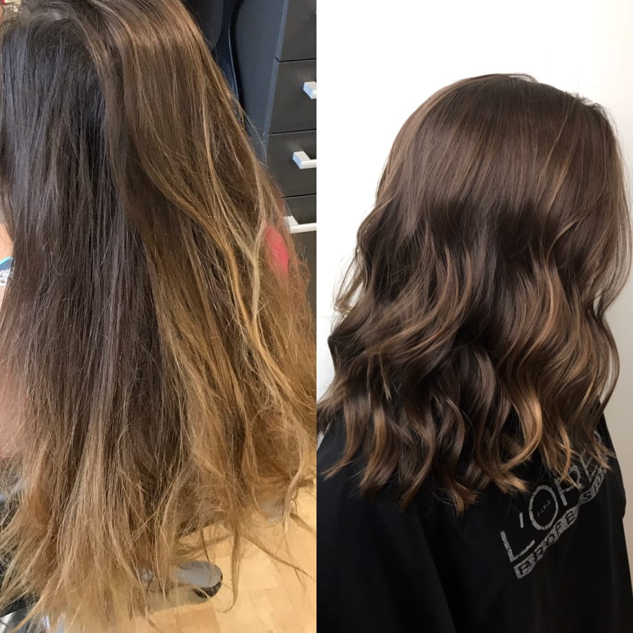 Cut and Conditioning Treatment Reveals Beautiful Hair