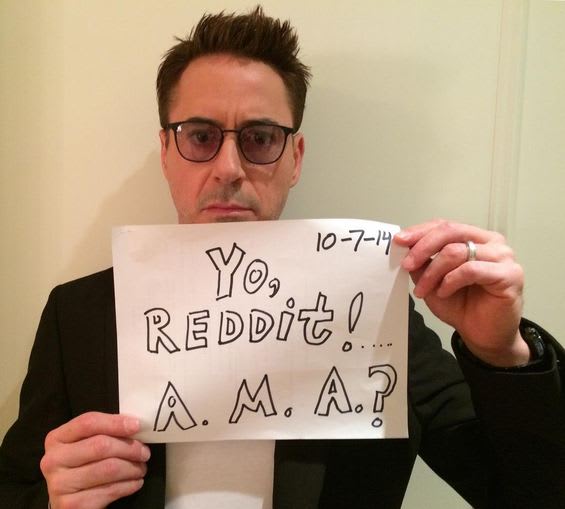 The Only Thing You Need to Know from Robert Downey Jr.'s Reddit AMA