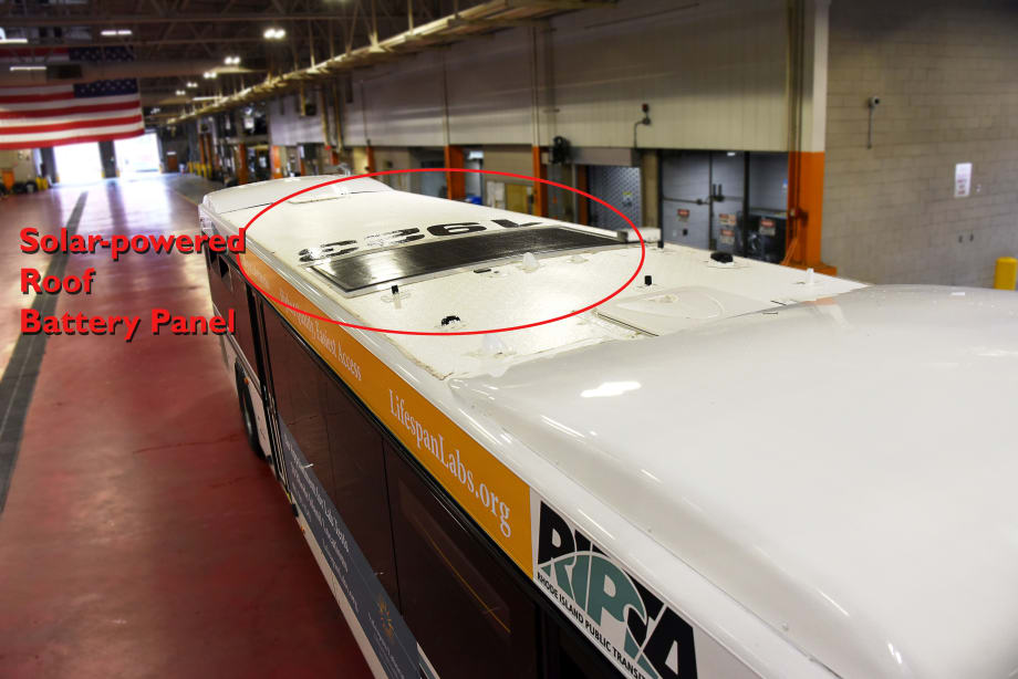 New RIPTA buses equipped with solar panels to boost battery life