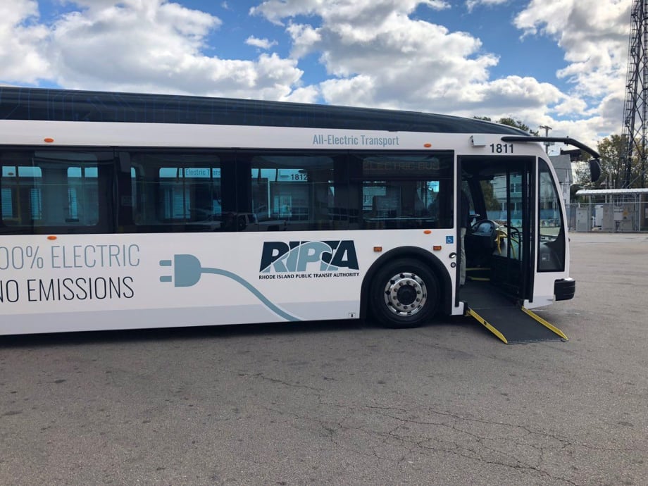 RIPTA leases 3 Proterra electric buses using VW funding