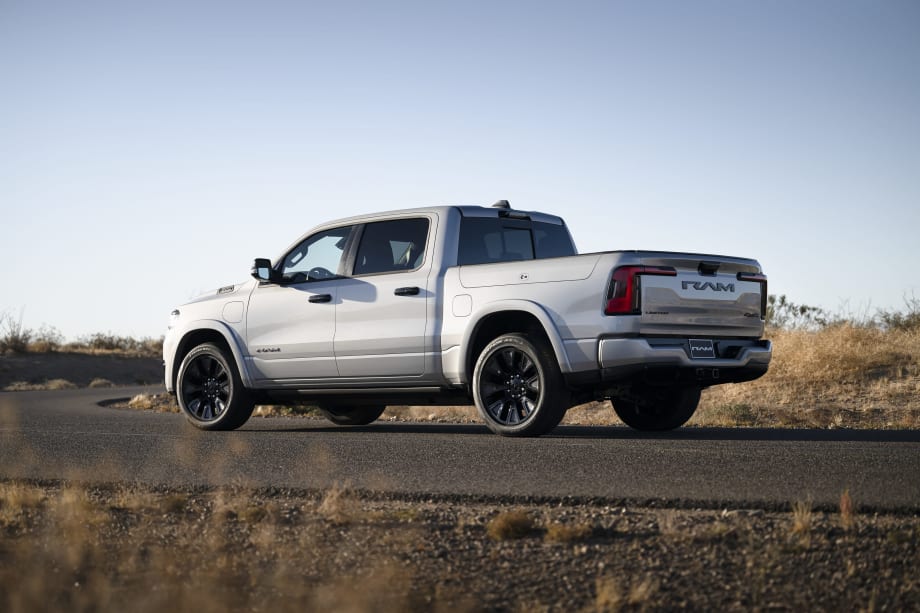 a Ram 1500 on the road