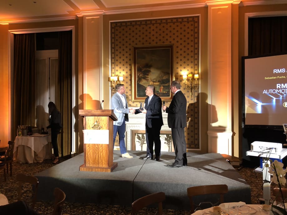 RMS Automotive Earns Inaugural Europe International Car Remarketing Award