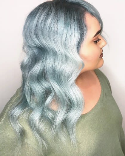 Mad About Metals: "Root Smudge" Silver Metallic Hair Color