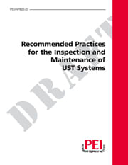 PEI Seeks Comments on Storage Tank RP

