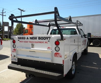 Fully-Welded HD Service/Utility Body Square Tube Rack