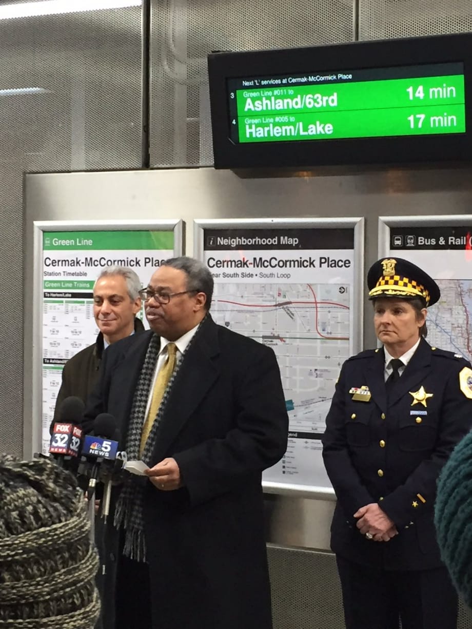 Crimes on Chicago Transit Authority decreased 25% in 2015