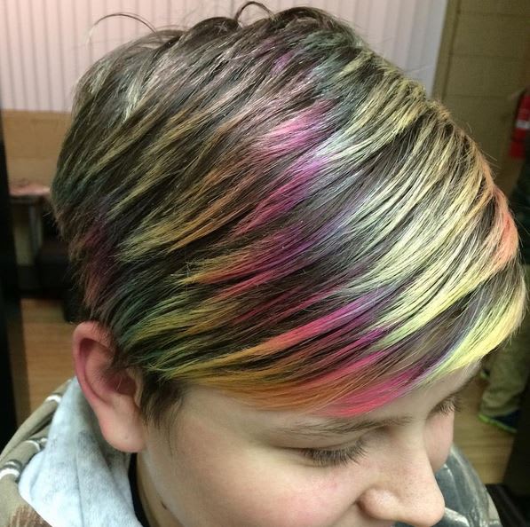 HOW-TO: Short & Spunky Rainbow Hair Color Styled 6 Ways!