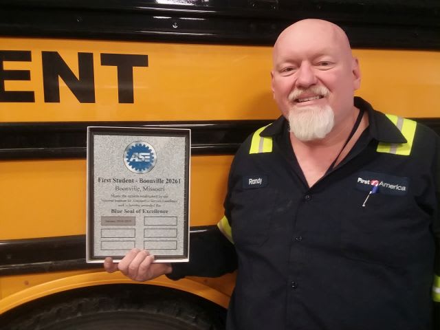 First Student Technician Earns ASE Master Certification
