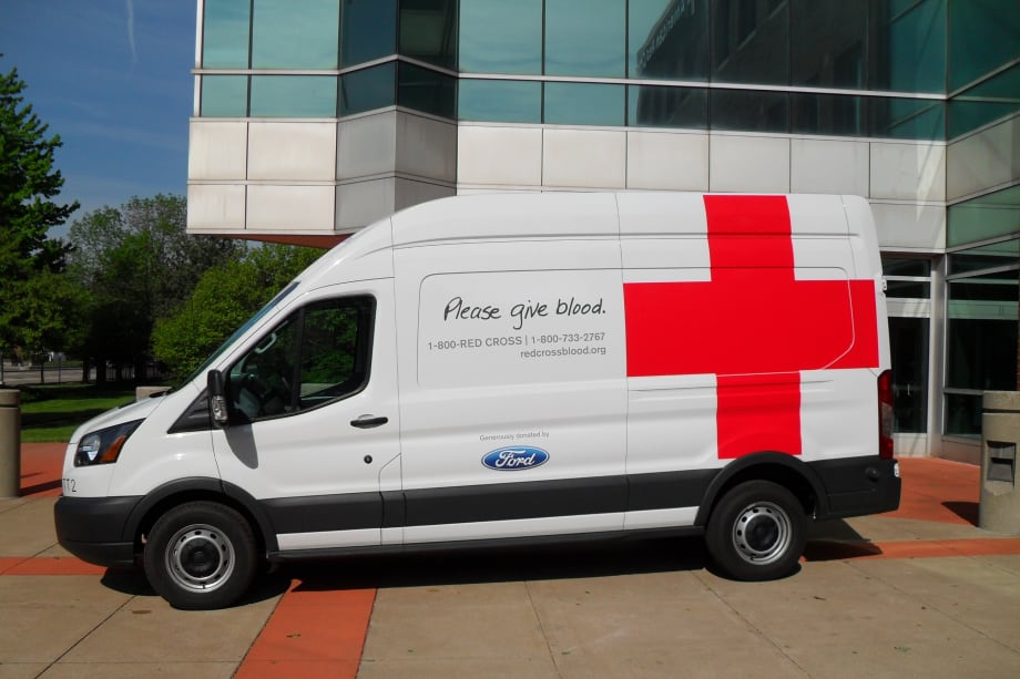 Ford Donates Transit Vans to Red Cross Fleet