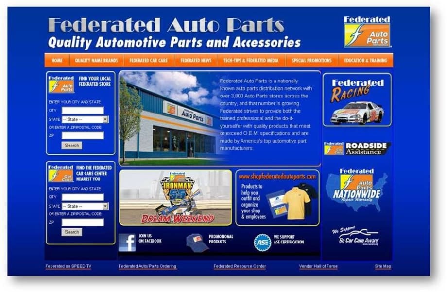 Federated Auto Parts Adds New Features to Redesigned Website