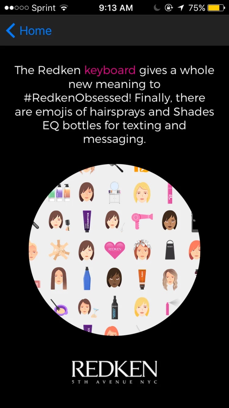 Redken Launches New #RedkenObsessed Emoji Keyboard