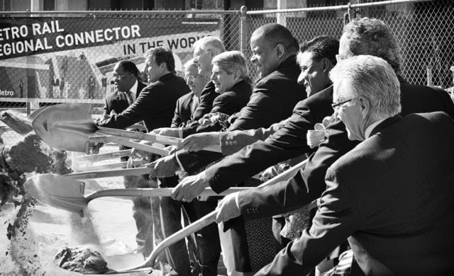 L.A. Metro breaks ground on Regional Connector light rail segment