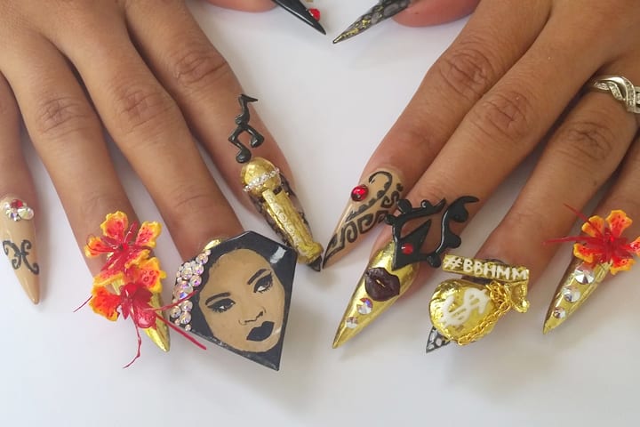 Rihanna Nails for NTNA S.3, Challenge #1 (Halley)