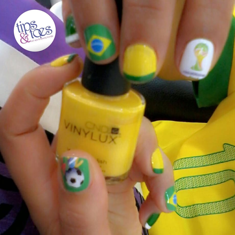 World Cup 2014 Nail Art
