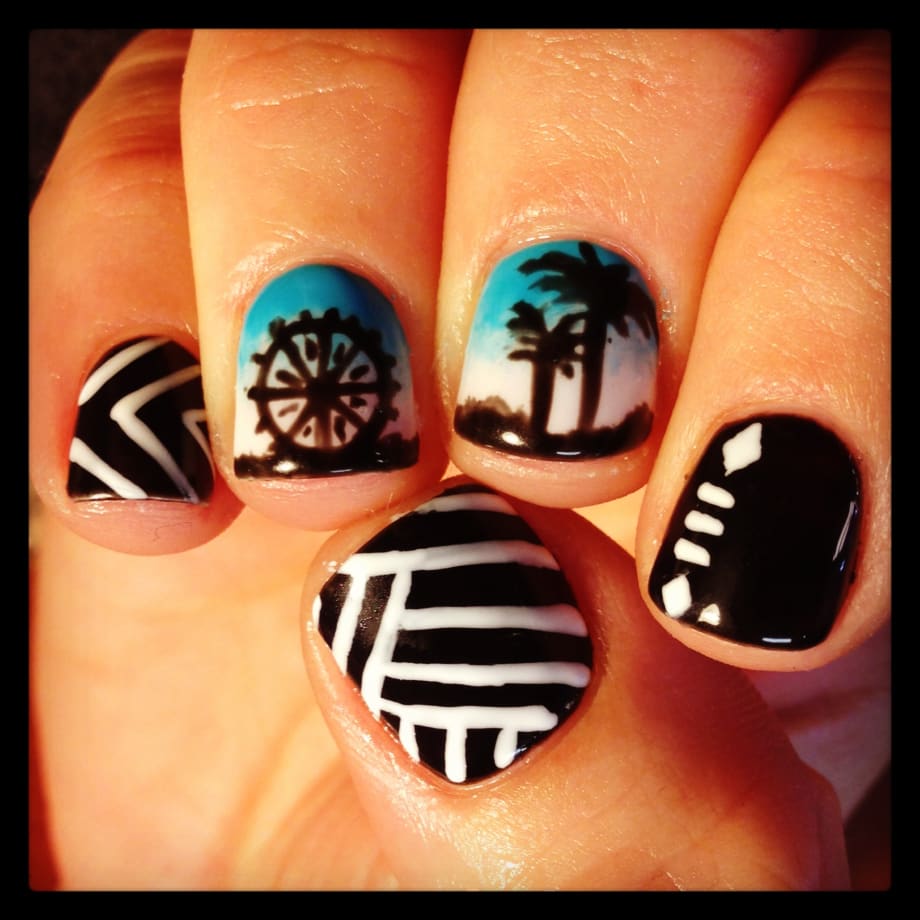 Music Festival Nail Art