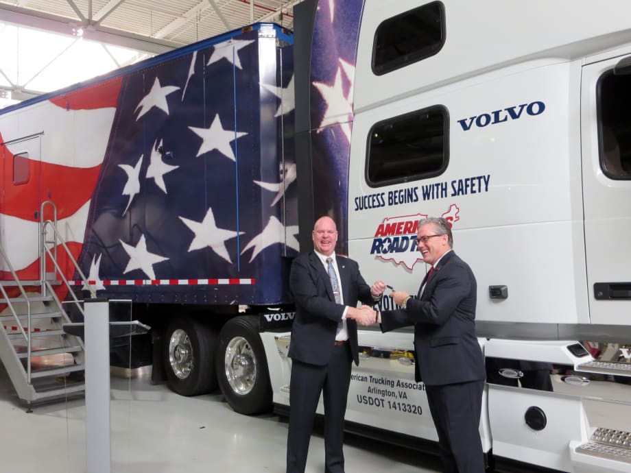 New America's Road Team Captains Honored at Volvo Trucks Event