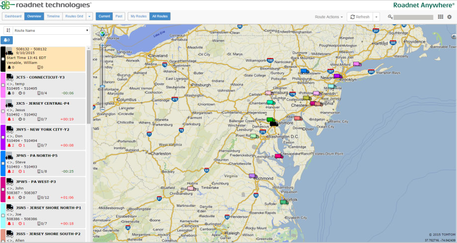 Roadnet Anywhere Update Offers Advanced Fleet Overview Options