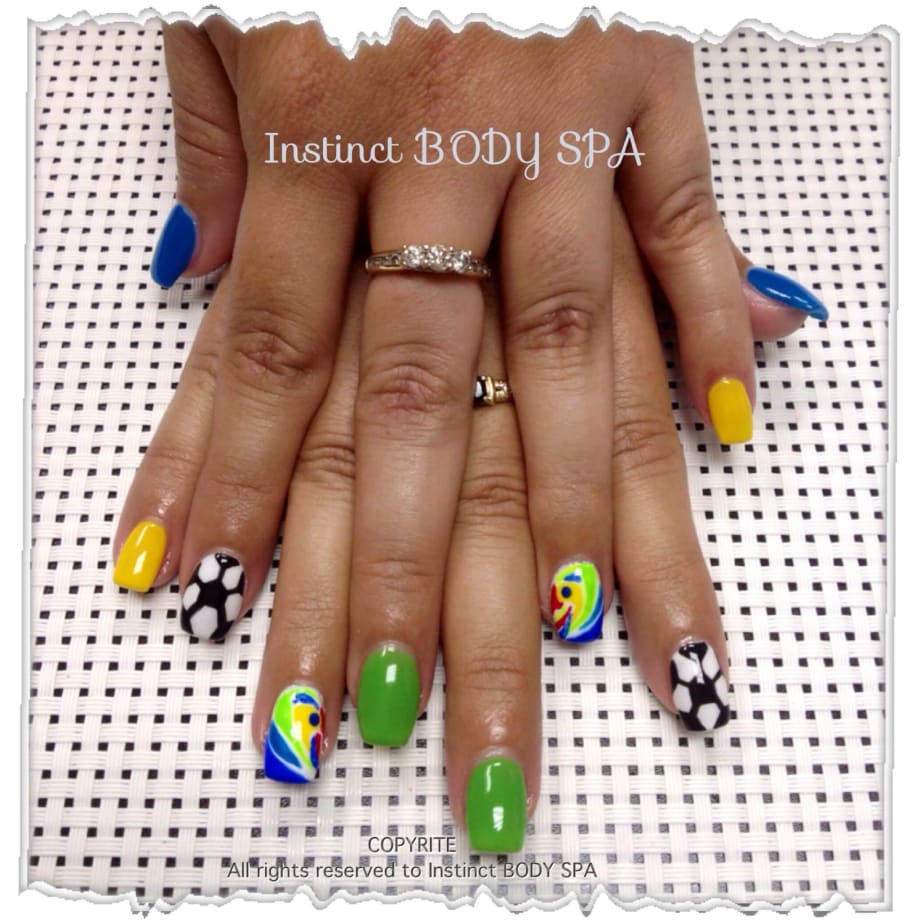 World Cup 2014 Nail Art