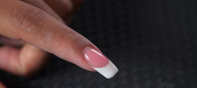 Rock Hard French With Building Gel