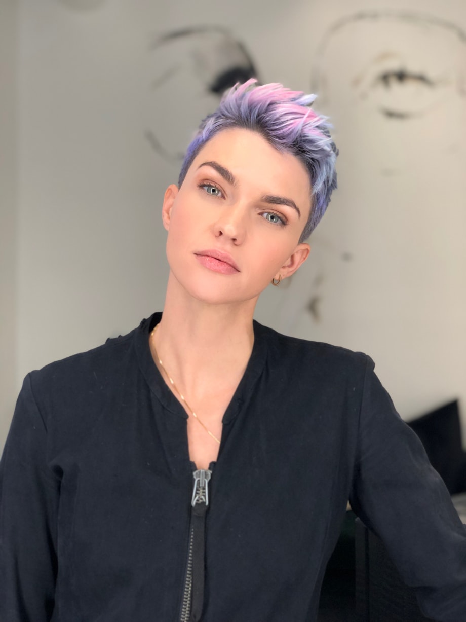 Riawna Capri Creates Unicorn Hair on Ruby Rose