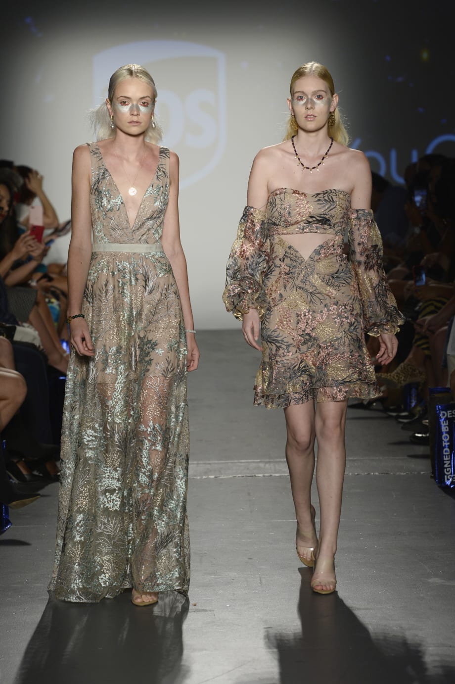 NYFW: Futuristic Hair and Makeup by ECRU New York at Flying Solo SS '19 Show