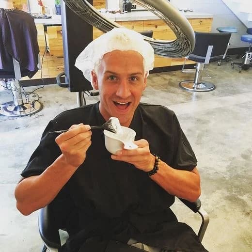 Silver Fox to...Green Giant? US Olympic Swimmer Ryan Lochte's Unexpected Makeover