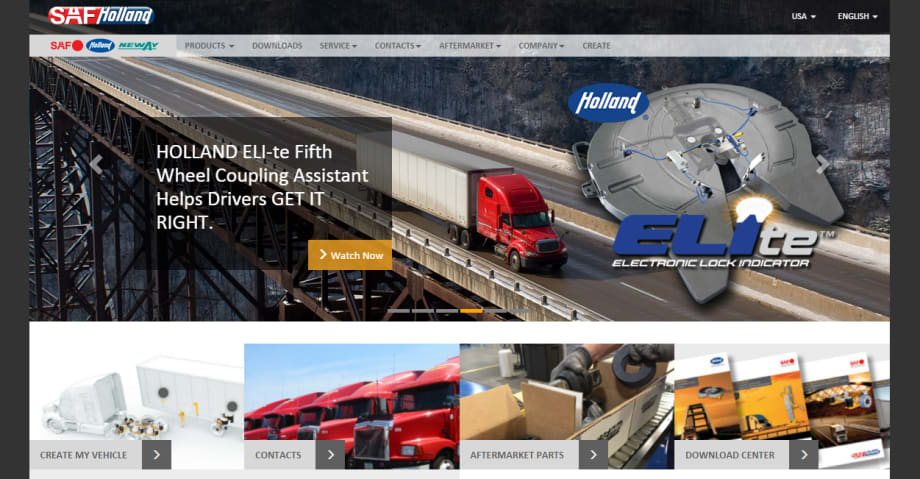 SAF-Holland Unveils More Intuitive Website