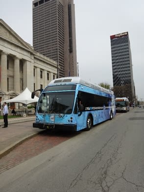 SARTA, Ohio State unveil the first of 10 hydrogen fuel-cell buses