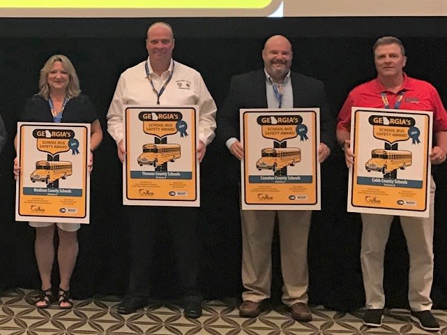 Georgia Names Winners in 2nd Annual Pupil Transportation Safety Awards