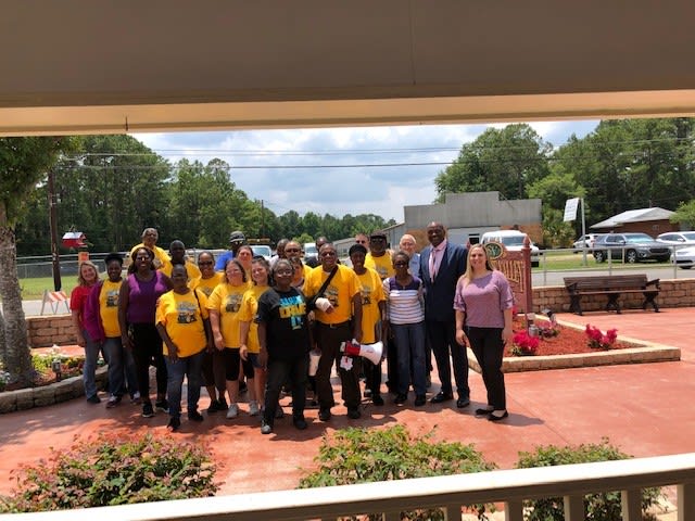 District’s Transportation Staff Makes Surprise Visit to Nursing Home Residents