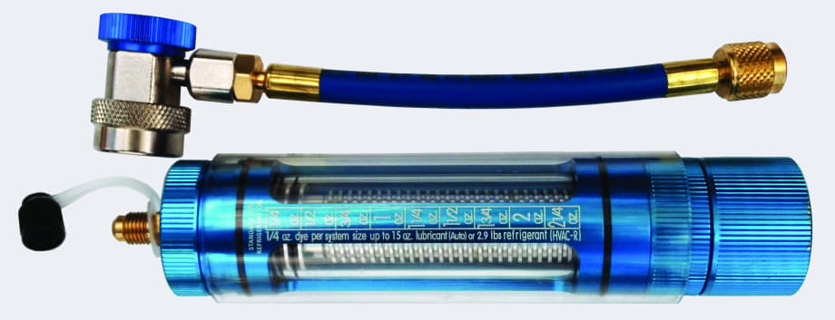 Heavy-duty a/c oil injector offers long service life