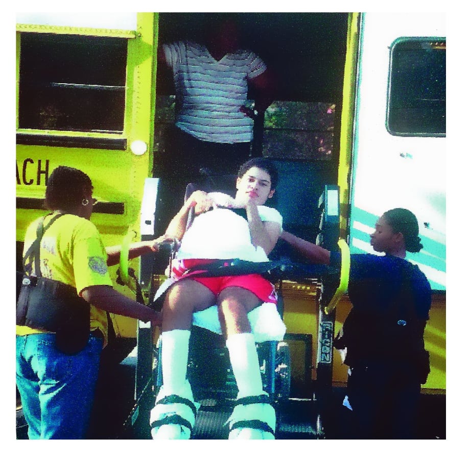 Specific special-needs  evacuations: TBI and near drowning