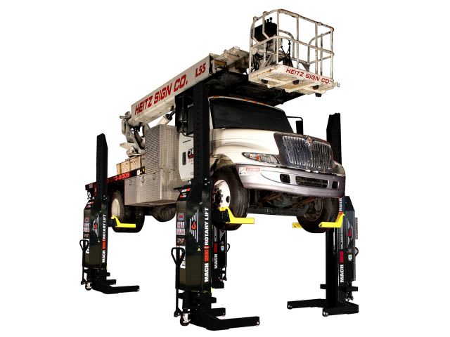 Remote-Controlled Mobile Column Vehicle Lift