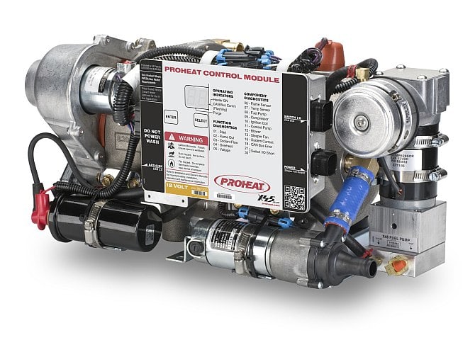 Coolant heater solution