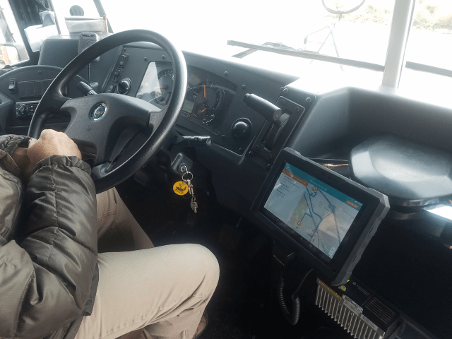 Setting a Course for Safe Use of Mobile Data Terminals