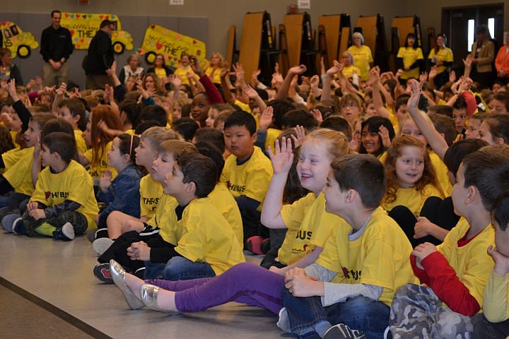 School Shows Big ‘Love’ for the Bus