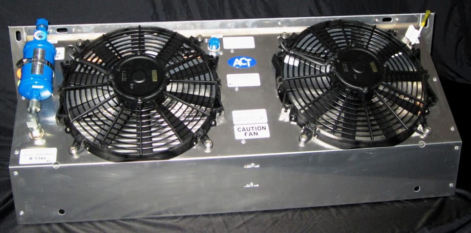 Skirt-mount condensers